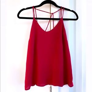 Australia brand Ally women red tank top- size 4